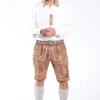 Authentic Lederhosen Men with Matching Belt for Oktoberfest