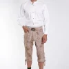 Authentic Knee Length Lederhosen Men for Oktoberfest