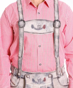 Traditional Lederhosen Men Suspenders