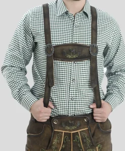 Traditional Lederhosen Men Suspenders