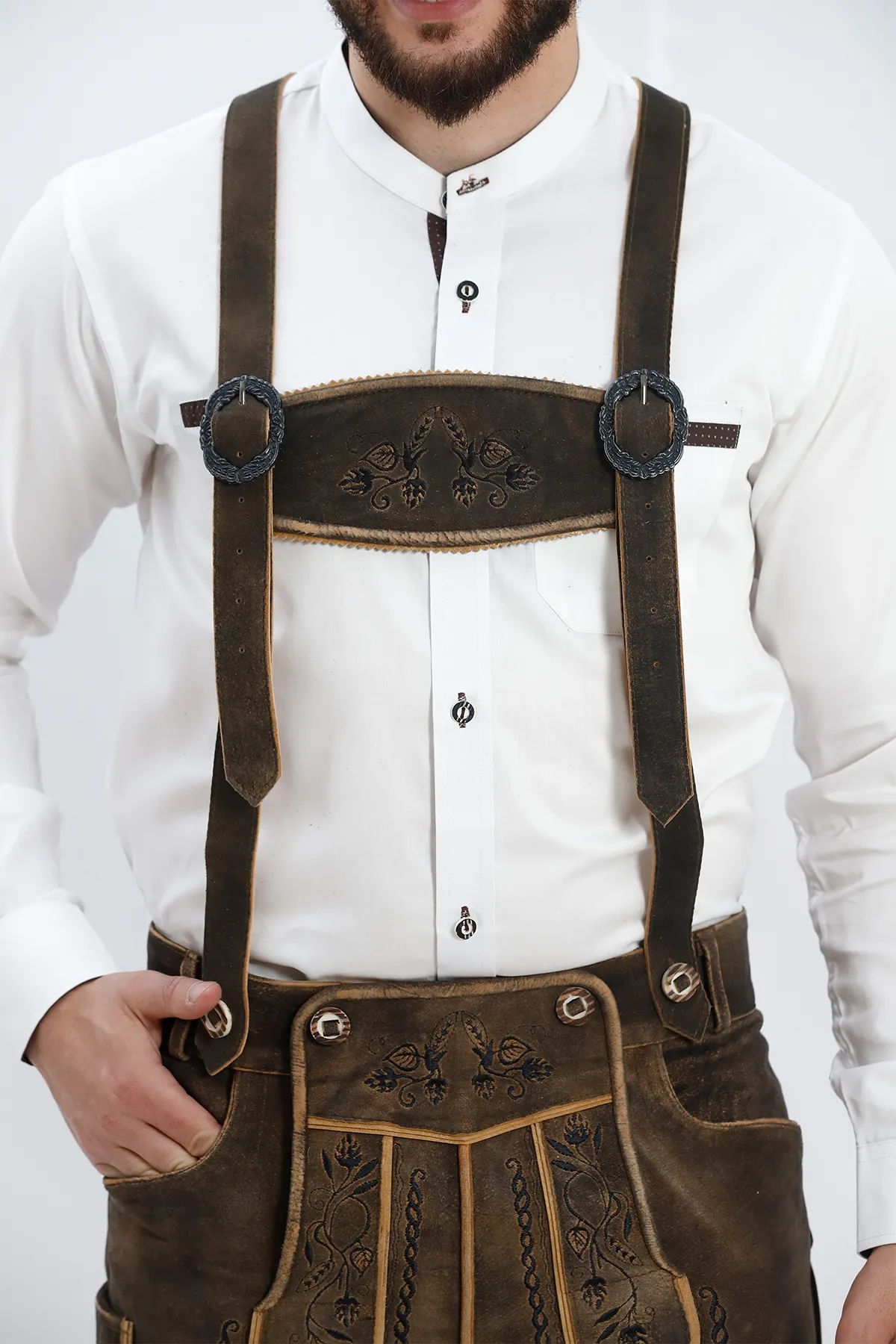 Lederhosen Suspenders, Traditional Lederhosen Suspenders