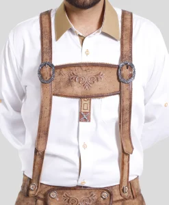 Traditional Lederhosen Men Suspenders