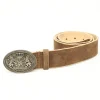Oktoberfest Lederhosen Belt in Classic Brown