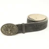 Vintage Black Lederhosen Men Costume Belt