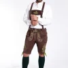 Classic Walnut Brown Lederhosen Attire