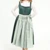 Authentic Dirndl for Oktoberfest in Green Color