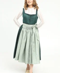 Authentic Dirndl for Oktoberfest in Green Color