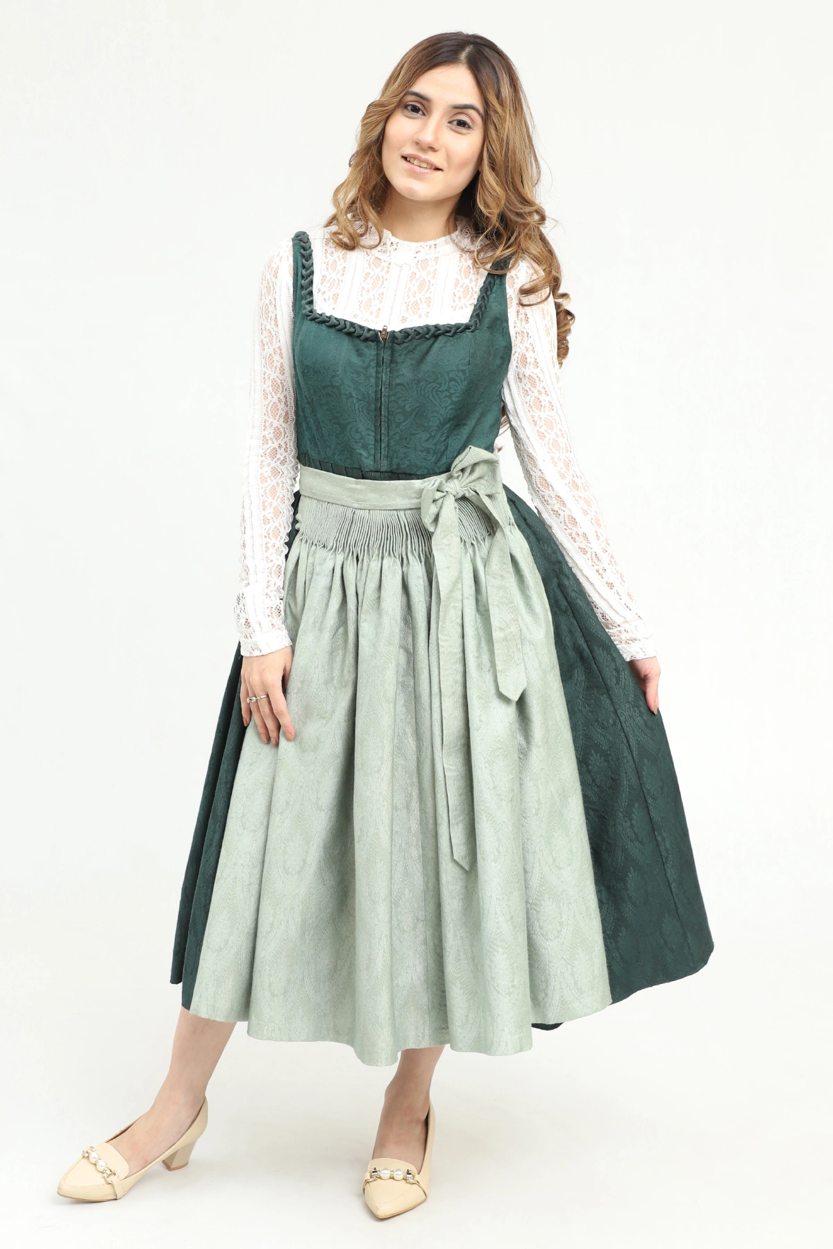 Bavarian Edition Midi Green Dirndl - Image 4