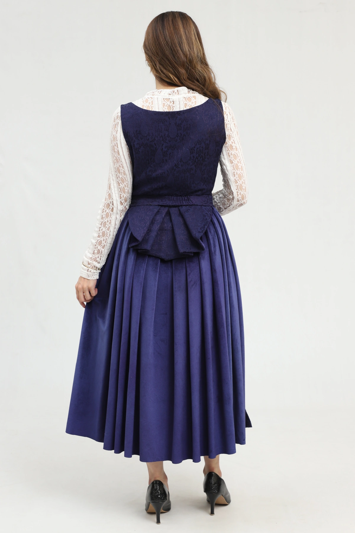Charming Blue Traditional Dirndl Bavarian Style - Image 6