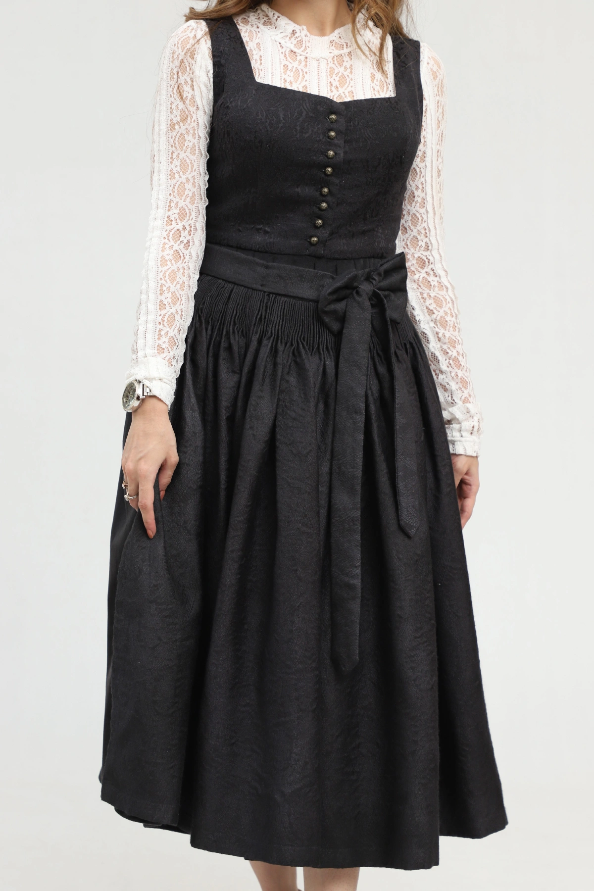 Black Dirndl Timeless Delight - Image 3