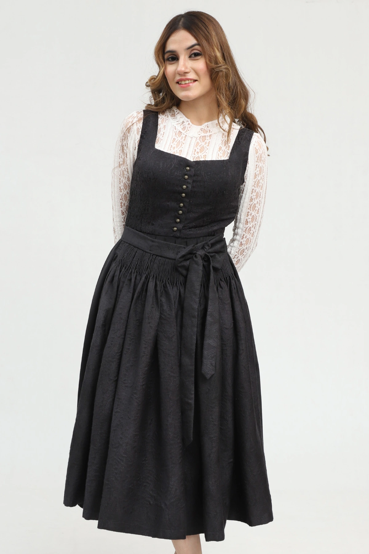 Black Dirndl Timeless Delight - Image 5