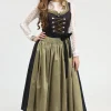 Sophisticated Black Dirndl Classic German Attire