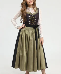 Sophisticated Black Dirndl Classic German Attire