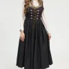 Authentic Dirndl for Oktoberfest in Black Color