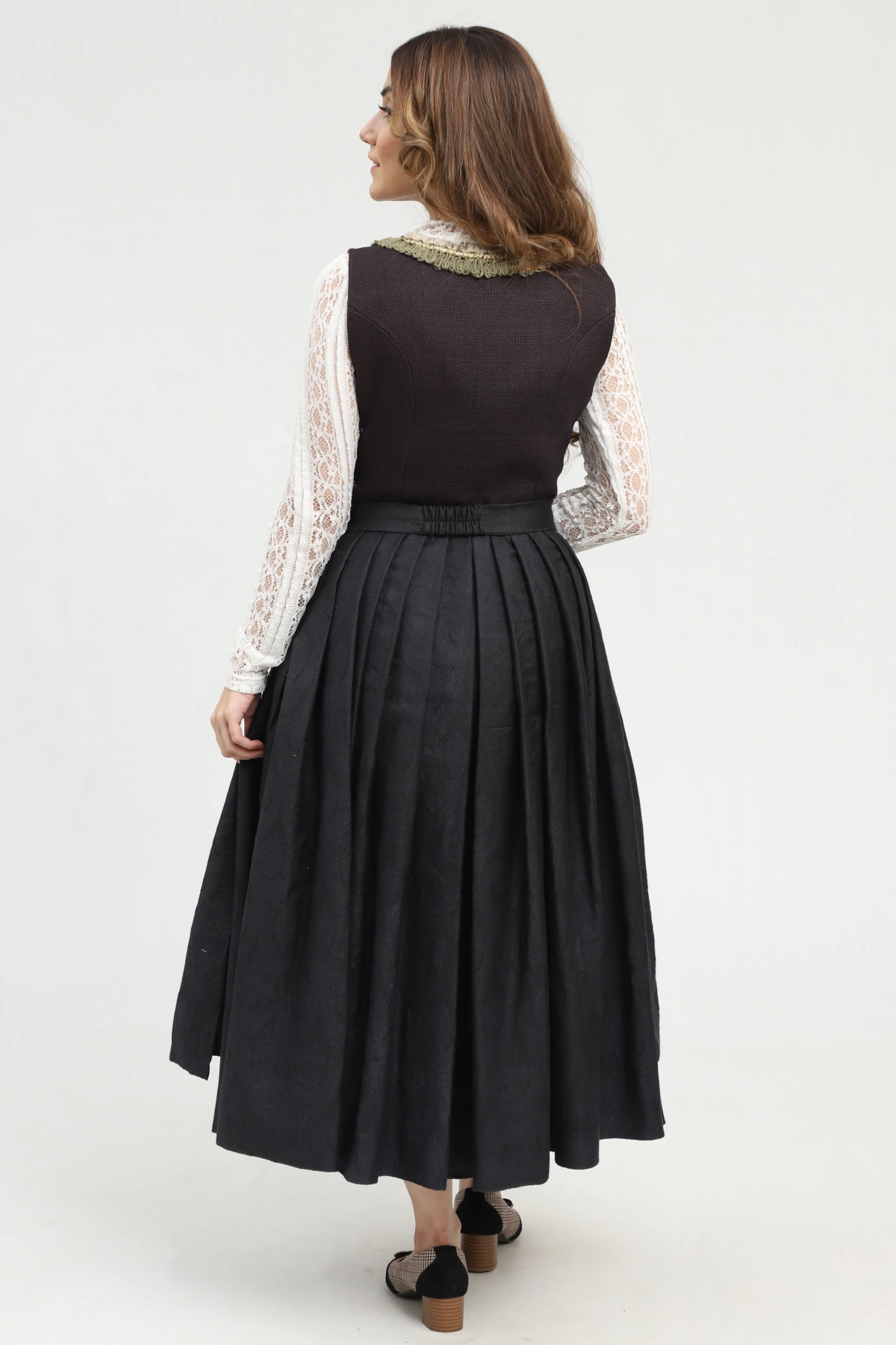 Radiant Black Standout Bavarian Dirndl - Image 5