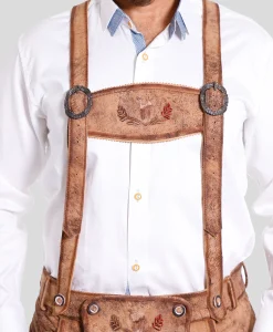 Traditional Lederhosen Men Suspenders