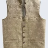 Lederhosen men waistcoat in Golden Brown Color