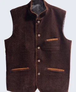 Traditional Elegant Brown Waistcoat