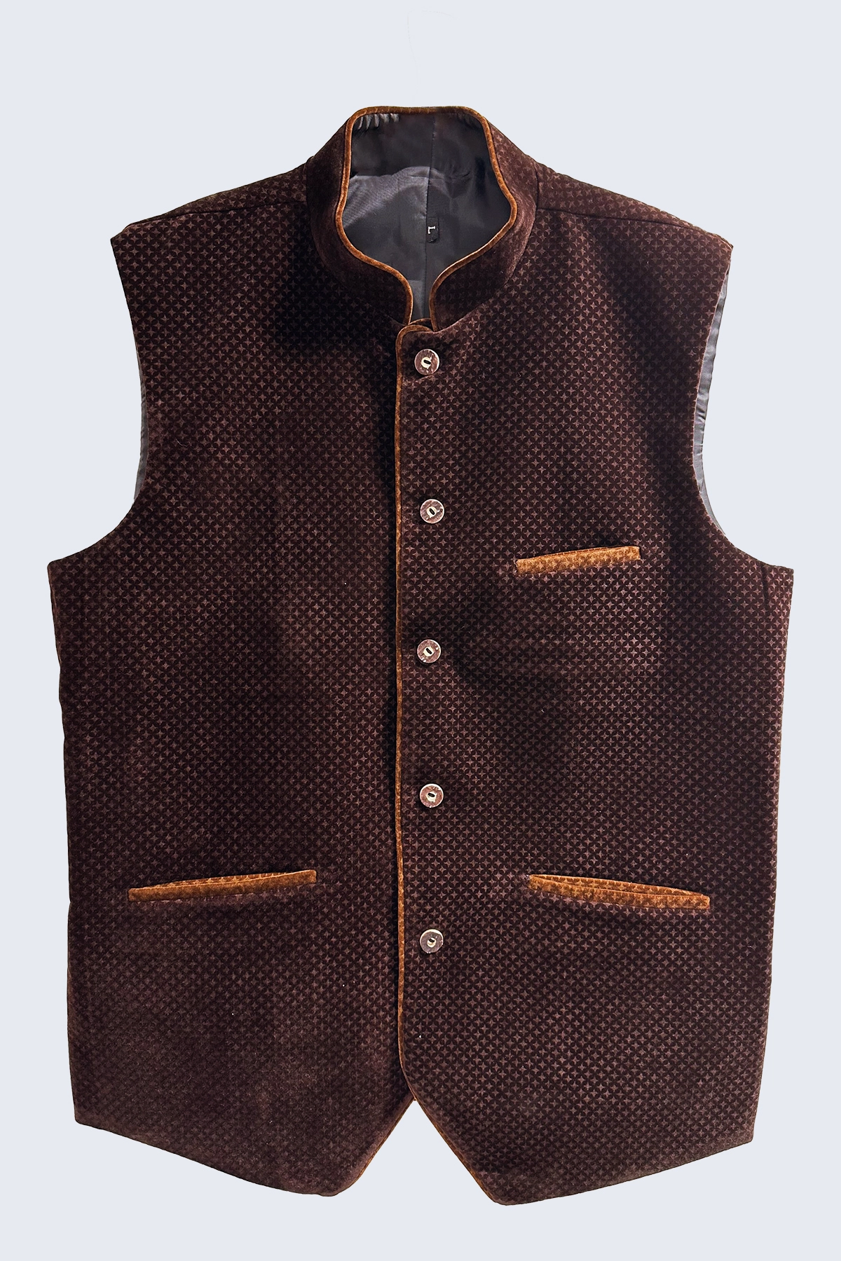 Traditional Elegant Brown Waistcoat