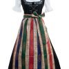 German Maxi Dirndl Long Anna Black