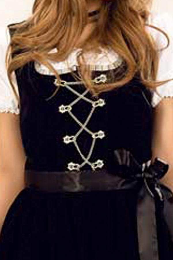 Black Velvet Paulina Midi Dirndl - Image 7