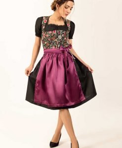 Spring Leonie Floral Purple Dirndl