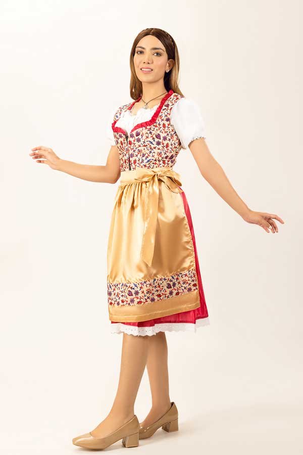 Amalia Rosa Pink Dirndl - Image 4