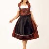 Elsa Red Midi Dirndl Dress