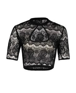 Iconic Dirndl Blouse Comfort Black Edition