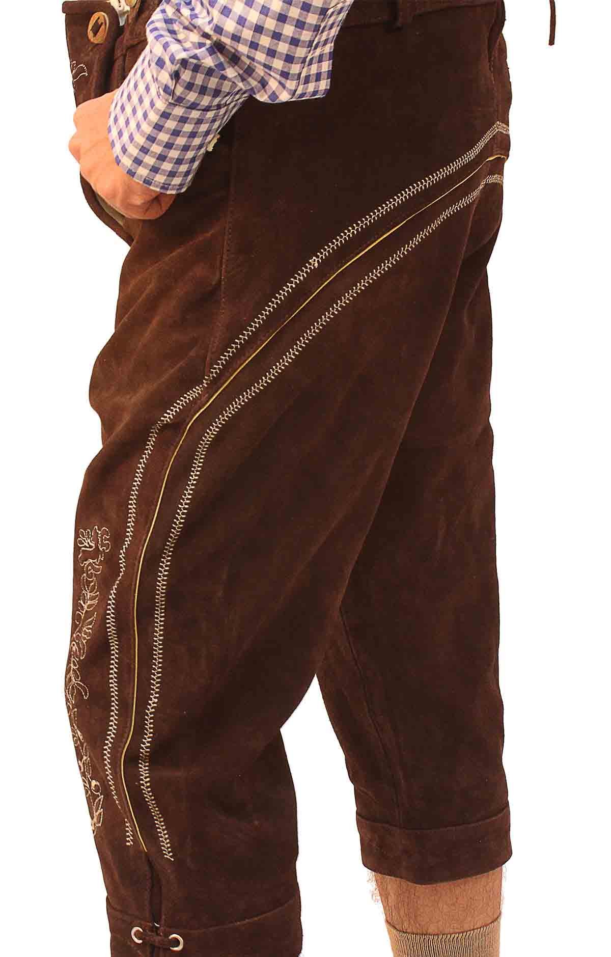Bundhosen Knee Length Deep dark Brown - Image 2