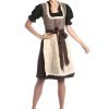 Traditional Checkered White Grey Dirndl