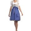 Dodger Blue Midi Bavarian Dirndl