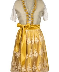 Royal Yellow Dirndl Midi Affair
