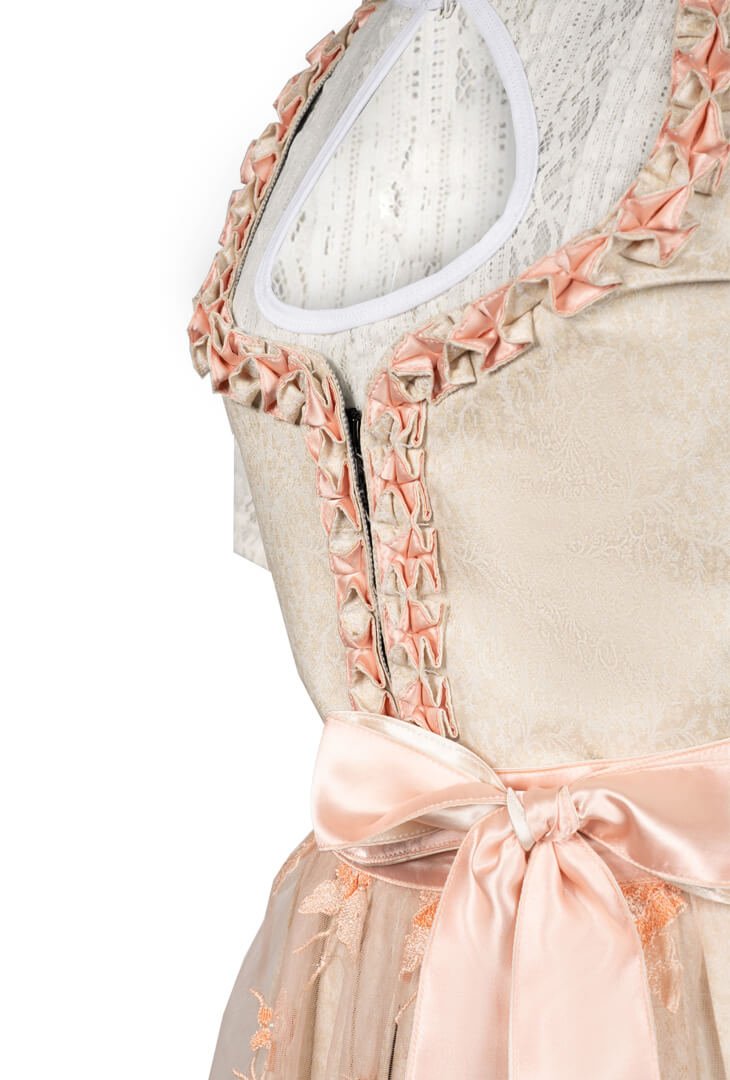 Pink Dirndl Dress Timeless Delight - Image 4