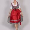 Red Dirndl German Dress