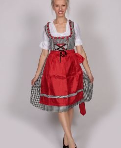 Red Dirndl German Dress
