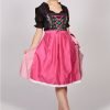 German Dirndl Pink 2 Way Flip Apron