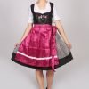 German Women's Dirndl Bruna Wine