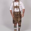 Trachten Short Lederhosen Shaded Wild Brown