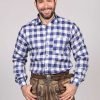 Blue Lederhosen Shirt for Sale - German Lederhosen Shirt SRT-03