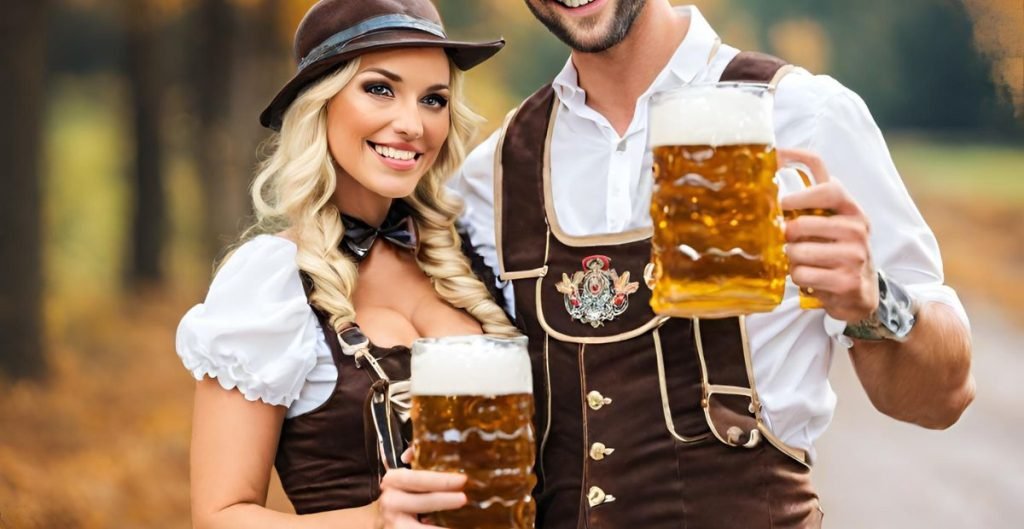 Oktoberfest costume for couple