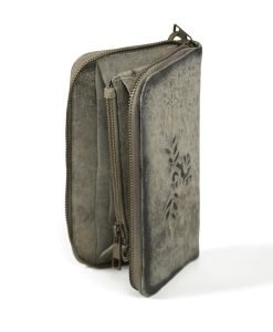 Embroidered Oktoberfest Clutch Shaded Gray