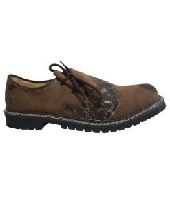 SHO-06-3 - Trachten Oktoberfest Brown Lederhosen Shoes