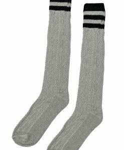 Lederhosen Oktoberfest Socks Greyish White
