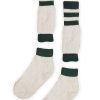 Loferl Bavarian Lederhosen Socks Off-White
