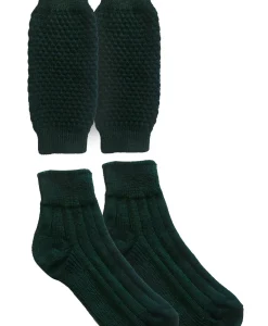 Classic Dark Green Trachten Socks
