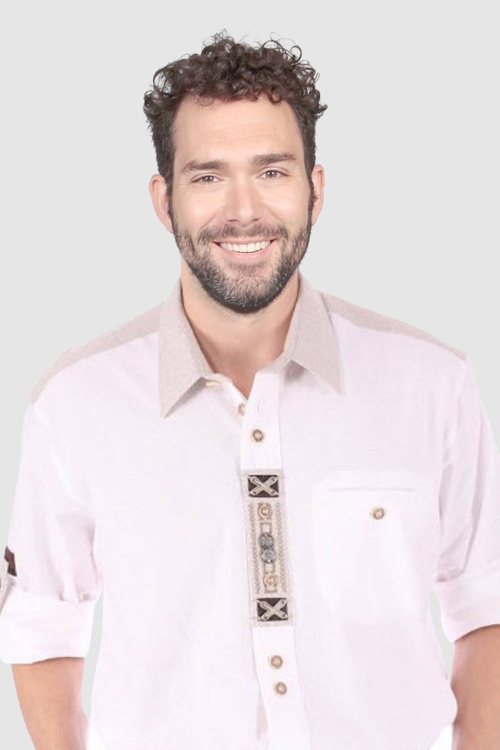 Embroidered Bavarian Shirt for Oktoberfest