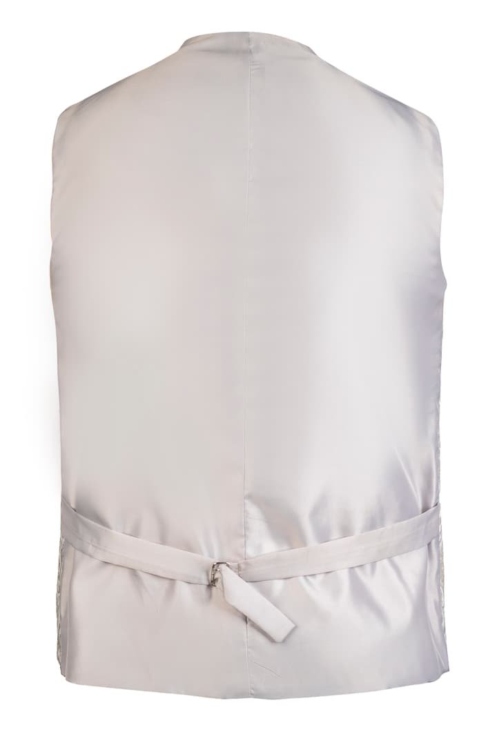 Gray Lederhosen Waistcoat With Bavarian Opulence - Image 3