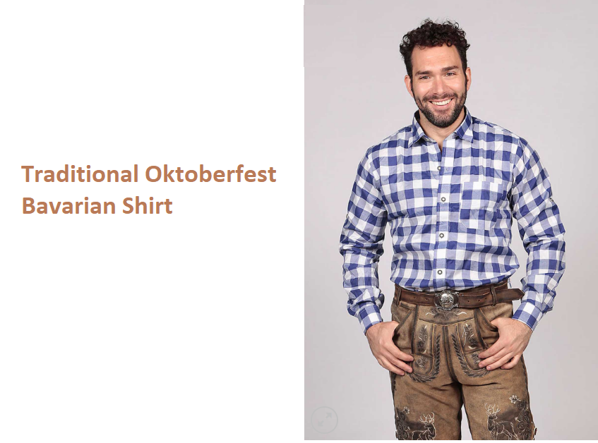 traditional Oktoberfest Bavarian shirt